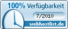 Webhostlist 100% Verfügbarkeit